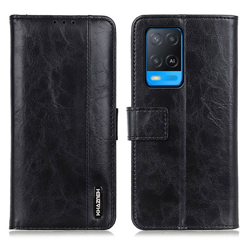 Coque Portefeuille Livre Cuir Etui Clapet M11L pour Oppo A54 4G Noir