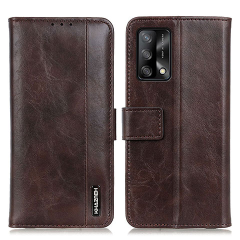 Coque Portefeuille Livre Cuir Etui Clapet M11L pour Oppo F19 Marron