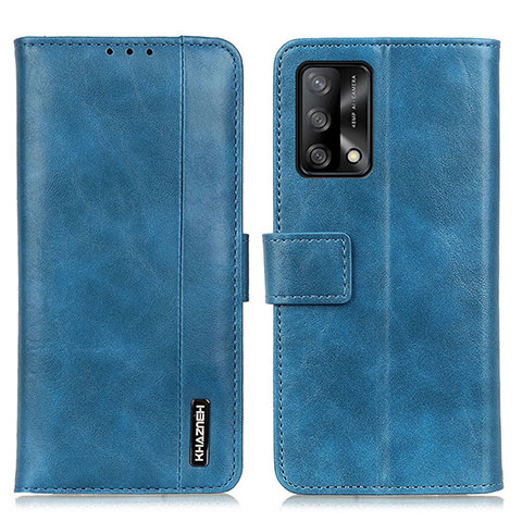 Coque Portefeuille Livre Cuir Etui Clapet M11L pour Oppo F19s Bleu