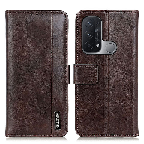 Coque Portefeuille Livre Cuir Etui Clapet M11L pour Oppo Reno5 A Marron