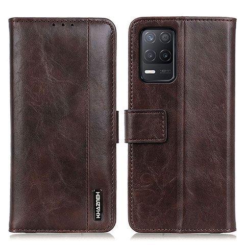 Coque Portefeuille Livre Cuir Etui Clapet M11L pour Realme Q3i 5G Marron