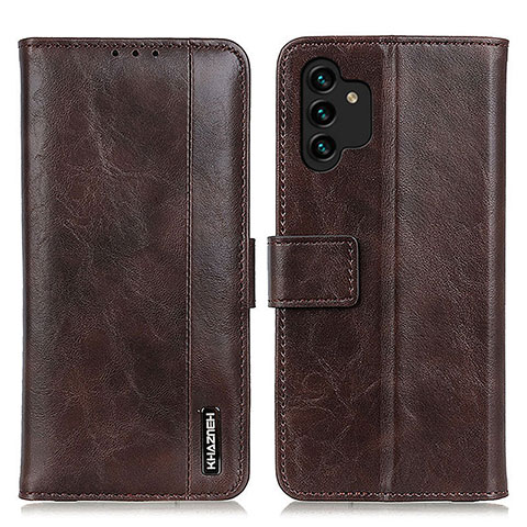 Coque Portefeuille Livre Cuir Etui Clapet M11L pour Samsung Galaxy A13 4G Marron