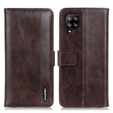 Coque Portefeuille Livre Cuir Etui Clapet M11L pour Samsung Galaxy A22 4G Marron