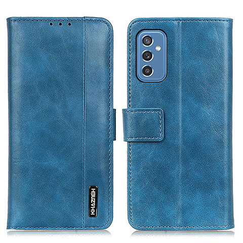 Coque Portefeuille Livre Cuir Etui Clapet M11L pour Samsung Galaxy M52 5G Bleu