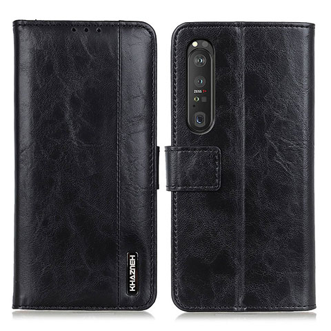 Coque Portefeuille Livre Cuir Etui Clapet M11L pour Sony Xperia 1 III Noir