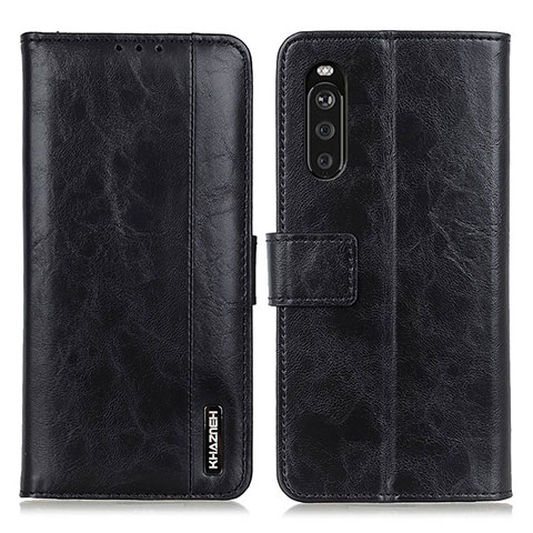 Coque Portefeuille Livre Cuir Etui Clapet M11L pour Sony Xperia 10 III Lite Noir