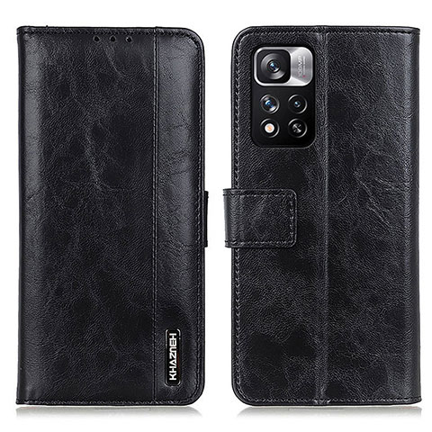 Coque Portefeuille Livre Cuir Etui Clapet M11L pour Xiaomi Mi 11i 5G (2022) Noir