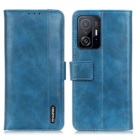 Coque Portefeuille Livre Cuir Etui Clapet M11L pour Xiaomi Mi 11T 5G Bleu