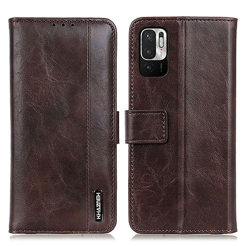 Coque Portefeuille Livre Cuir Etui Clapet M11L pour Xiaomi Redmi Note 10 JE 5G Marron