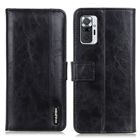 Coque Portefeuille Livre Cuir Etui Clapet M11L pour Xiaomi Redmi Note 10 Pro 4G Noir