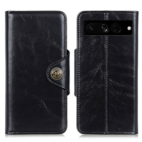 Coque Portefeuille Livre Cuir Etui Clapet M12L pour Google Pixel 7 Pro 5G Noir