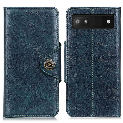 Coque Portefeuille Livre Cuir Etui Clapet M12L pour Google Pixel 7a 5G Bleu