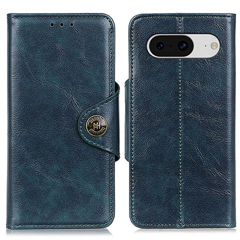 Coque Portefeuille Livre Cuir Etui Clapet M12L pour Google Pixel 8 5G Bleu