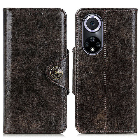 Coque Portefeuille Livre Cuir Etui Clapet M12L pour Huawei Honor 50 5G Bronze