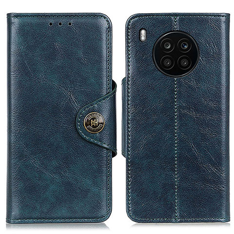 Coque Portefeuille Livre Cuir Etui Clapet M12L pour Huawei Honor 50 Lite Bleu