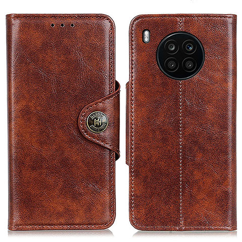 Coque Portefeuille Livre Cuir Etui Clapet M12L pour Huawei Honor 50 Lite Marron