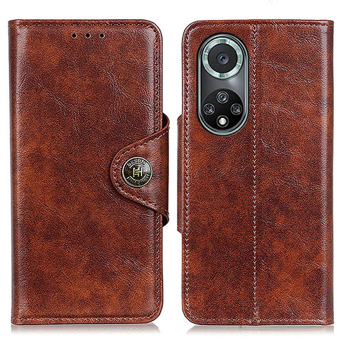 Coque Portefeuille Livre Cuir Etui Clapet M12L pour Huawei Honor 50 Pro 5G Marron