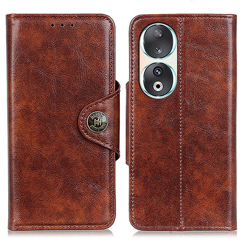 Coque Portefeuille Livre Cuir Etui Clapet M12L pour Huawei Honor 90 5G Marron