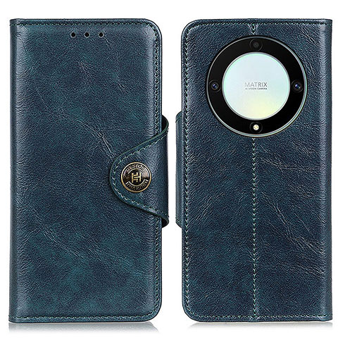 Coque Portefeuille Livre Cuir Etui Clapet M12L pour Huawei Honor X9a 5G Bleu