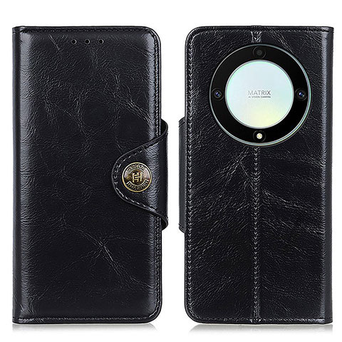 Coque Portefeuille Livre Cuir Etui Clapet M12L pour Huawei Honor X9a 5G Noir