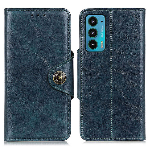 Coque Portefeuille Livre Cuir Etui Clapet M12L pour Motorola Moto Edge 20 5G Bleu