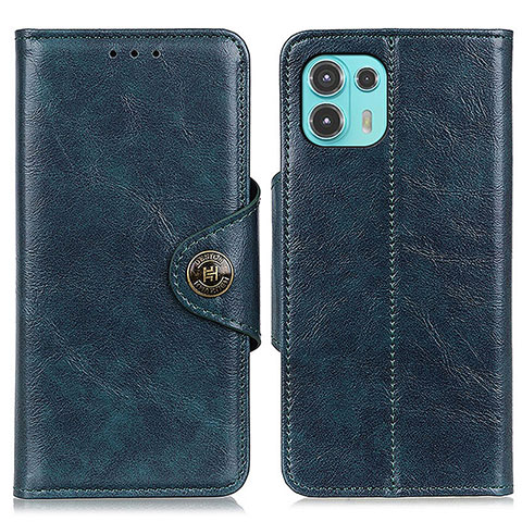 Coque Portefeuille Livre Cuir Etui Clapet M12L pour Motorola Moto Edge 20 Lite 5G Bleu