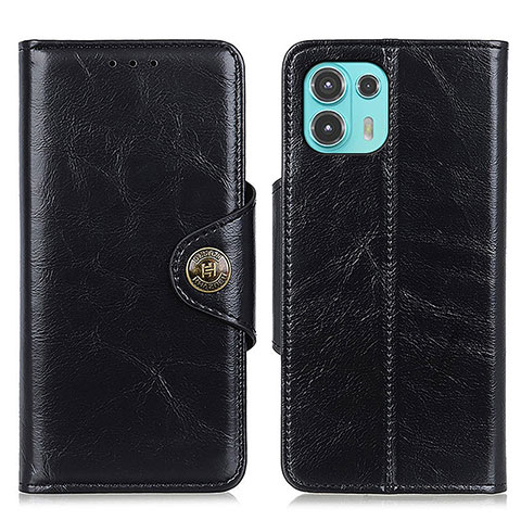 Coque Portefeuille Livre Cuir Etui Clapet M12L pour Motorola Moto Edge 20 Lite 5G Noir