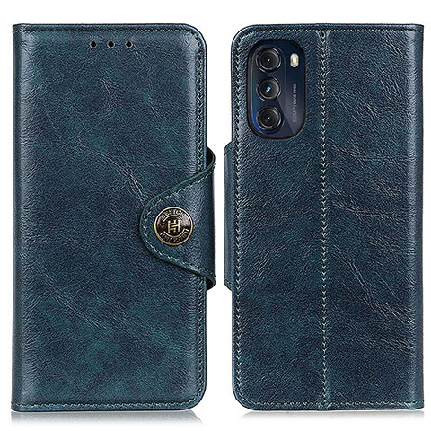 Coque Portefeuille Livre Cuir Etui Clapet M12L pour Motorola Moto G 5G (2022) Bleu