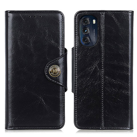 Coque Portefeuille Livre Cuir Etui Clapet M12L pour Motorola Moto G 5G (2022) Noir