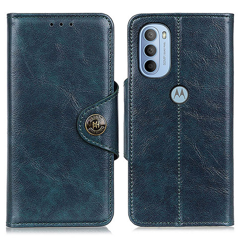 Coque Portefeuille Livre Cuir Etui Clapet M12L pour Motorola Moto G41 Bleu