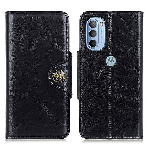 Coque Portefeuille Livre Cuir Etui Clapet M12L pour Motorola Moto G41 Noir