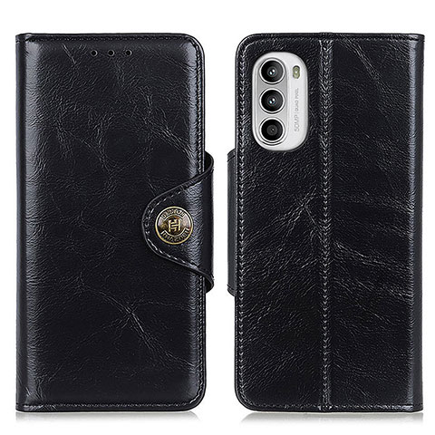 Coque Portefeuille Livre Cuir Etui Clapet M12L pour Motorola MOTO G52 Noir