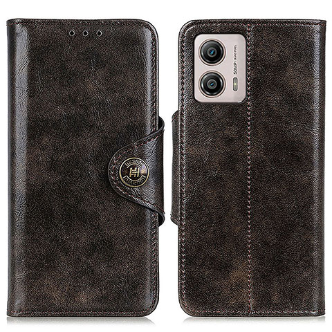 Coque Portefeuille Livre Cuir Etui Clapet M12L pour Motorola Moto G53 5G Bronze