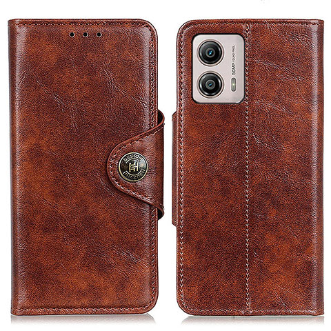 Coque Portefeuille Livre Cuir Etui Clapet M12L pour Motorola Moto G53 5G Marron