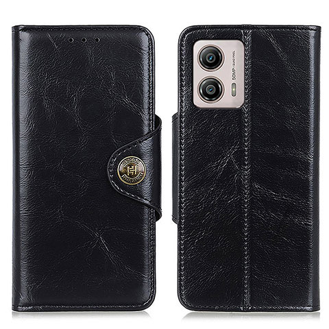 Coque Portefeuille Livre Cuir Etui Clapet M12L pour Motorola Moto G53j 5G Noir