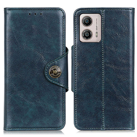 Coque Portefeuille Livre Cuir Etui Clapet M12L pour Motorola Moto G53y 5G Bleu