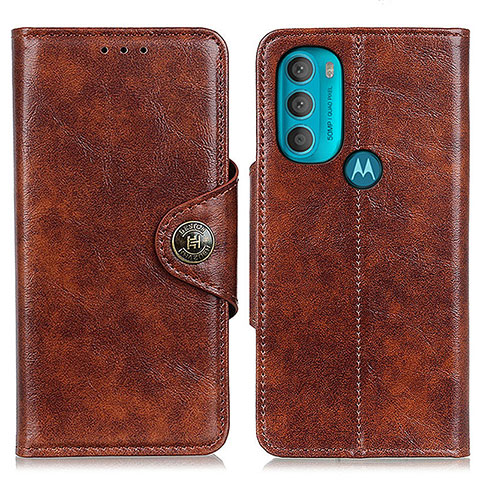 Coque Portefeuille Livre Cuir Etui Clapet M12L pour Motorola Moto G71 5G Bronze