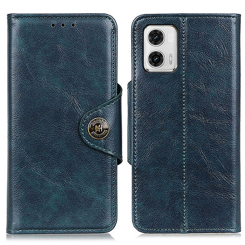 Coque Portefeuille Livre Cuir Etui Clapet M12L pour Motorola Moto G73 5G Bleu