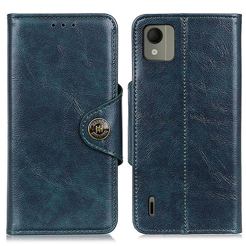 Coque Portefeuille Livre Cuir Etui Clapet M12L pour Nokia C110 Bleu