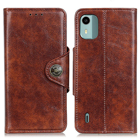 Coque Portefeuille Livre Cuir Etui Clapet M12L pour Nokia C12 Plus Marron