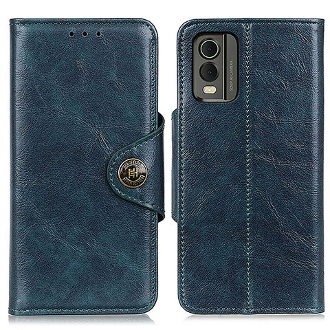 Coque Portefeuille Livre Cuir Etui Clapet M12L pour Nokia C210 Bleu