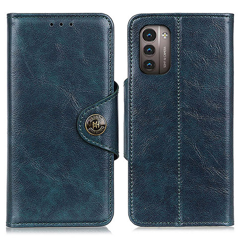 Coque Portefeuille Livre Cuir Etui Clapet M12L pour Nokia G21 Bleu