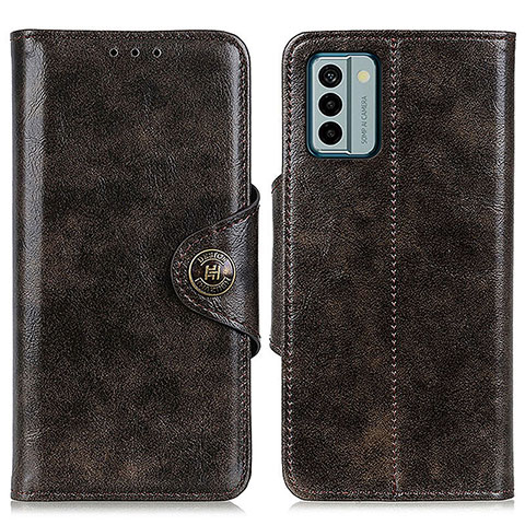 Coque Portefeuille Livre Cuir Etui Clapet M12L pour Nokia G22 Bronze