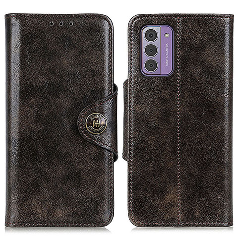 Coque Portefeuille Livre Cuir Etui Clapet M12L pour Nokia G310 5G Bronze