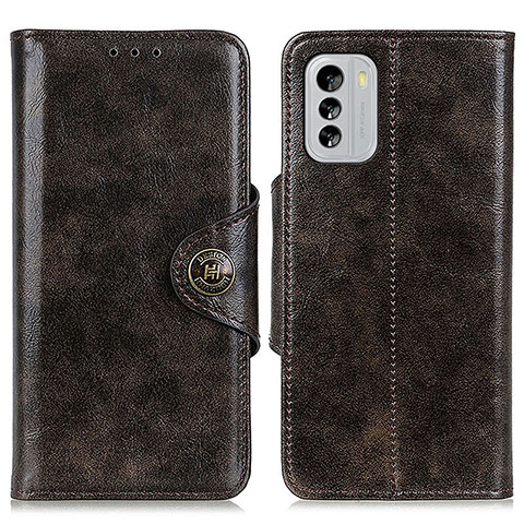 Coque Portefeuille Livre Cuir Etui Clapet M12L pour Nokia G60 5G Bronze