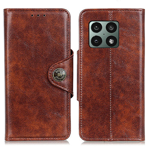 Coque Portefeuille Livre Cuir Etui Clapet M12L pour OnePlus 10 Pro 5G Marron