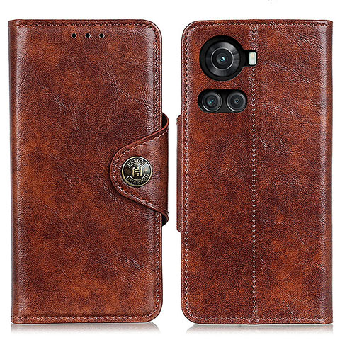 Coque Portefeuille Livre Cuir Etui Clapet M12L pour OnePlus 10R 5G Marron