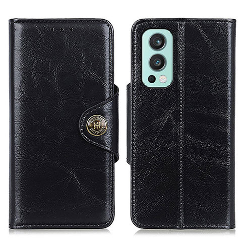 Coque Portefeuille Livre Cuir Etui Clapet M12L pour OnePlus Nord 2 5G Noir