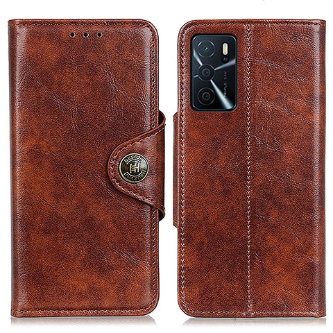 Coque Portefeuille Livre Cuir Etui Clapet M12L pour Oppo A54s Bronze