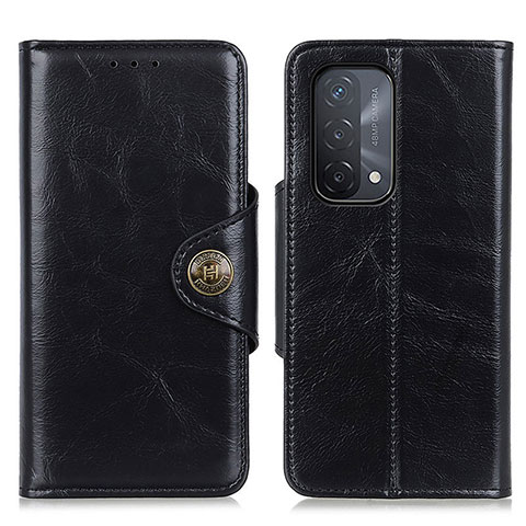 Coque Portefeuille Livre Cuir Etui Clapet M12L pour Oppo A74 5G Noir